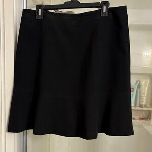 White House Black Market Classic Black A-Line Skirt